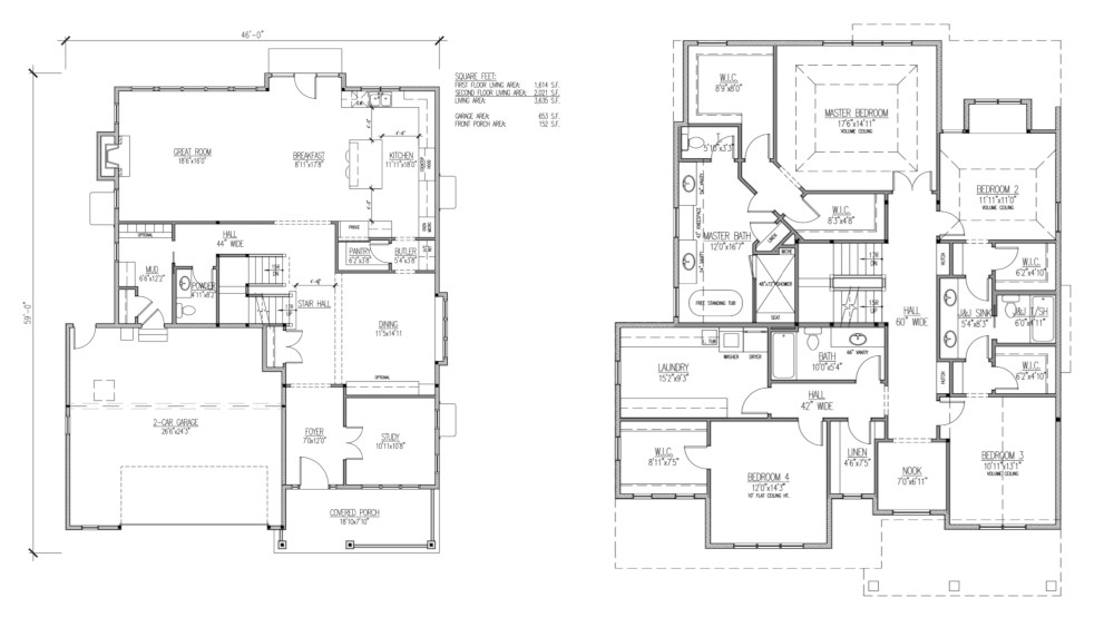 Blueprints for custom home in Downers Grove | Platinum Builders