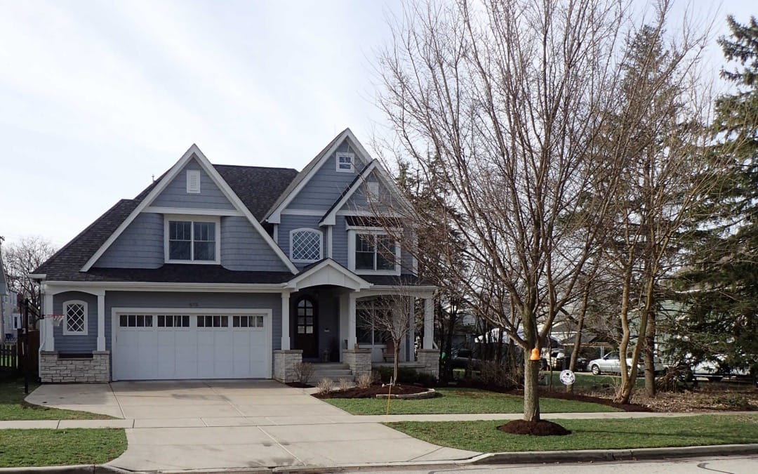 View of front of custom home | Platinum Builders